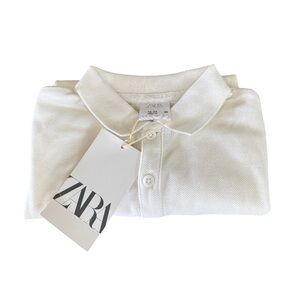 Zara Kids Cream Polo Shirt